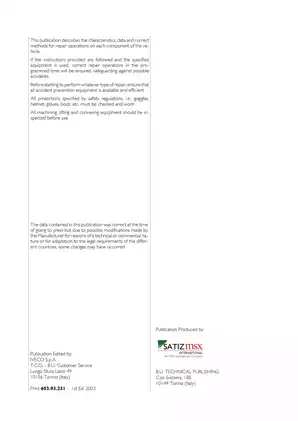 IVECO EUROCARGO TECTOR 6-26t Repair Manual Preview image 2