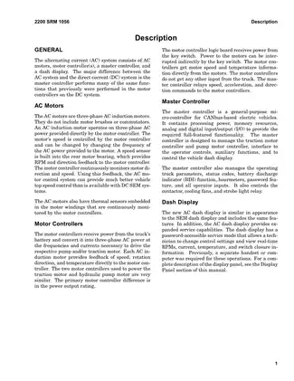 Hyster G108 E45Z, E50Z, E55Z, E60Z, E65Z forklift manual (AC Motor Controllers/Display Panel) Preview image 4