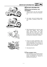 2000–2001 Yamaha WR400FM Owner's Service Manual – preview page 2