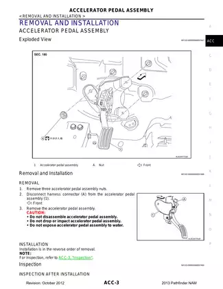 2013 Nissan Pathfinder shop manual Preview image 3