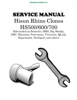 Hisun Rhino HS500/600/700 UTV Service & Repair Manual – preview page 1