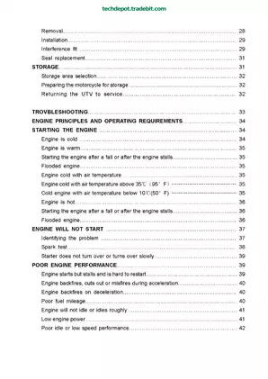 Comprehensive Service Manual for Hisun Rhino UTV Models HS500/600/700 Preview image 5