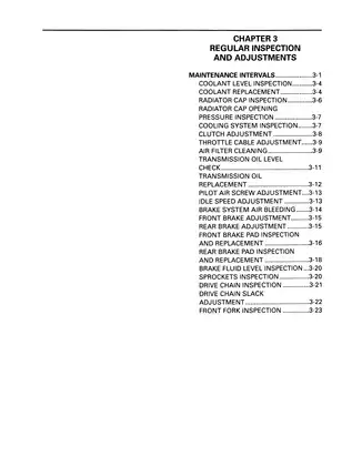 Yamaha YZ125 Service Manual - Operation, Maintenance & Troubleshooting Guide Preview image 5