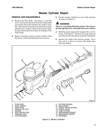 Hyster C203 forklift manual (brake system) Preview image 5