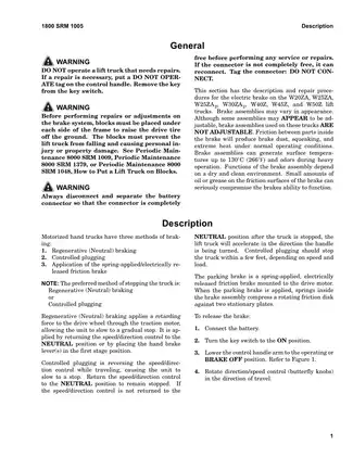 Hyster B218 (W40Z) forklift manual Preview image 3