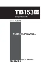 Takeuchi TB153FR Compact Excavator Workshop Manual (P/N CJ2E000) – preview page 1