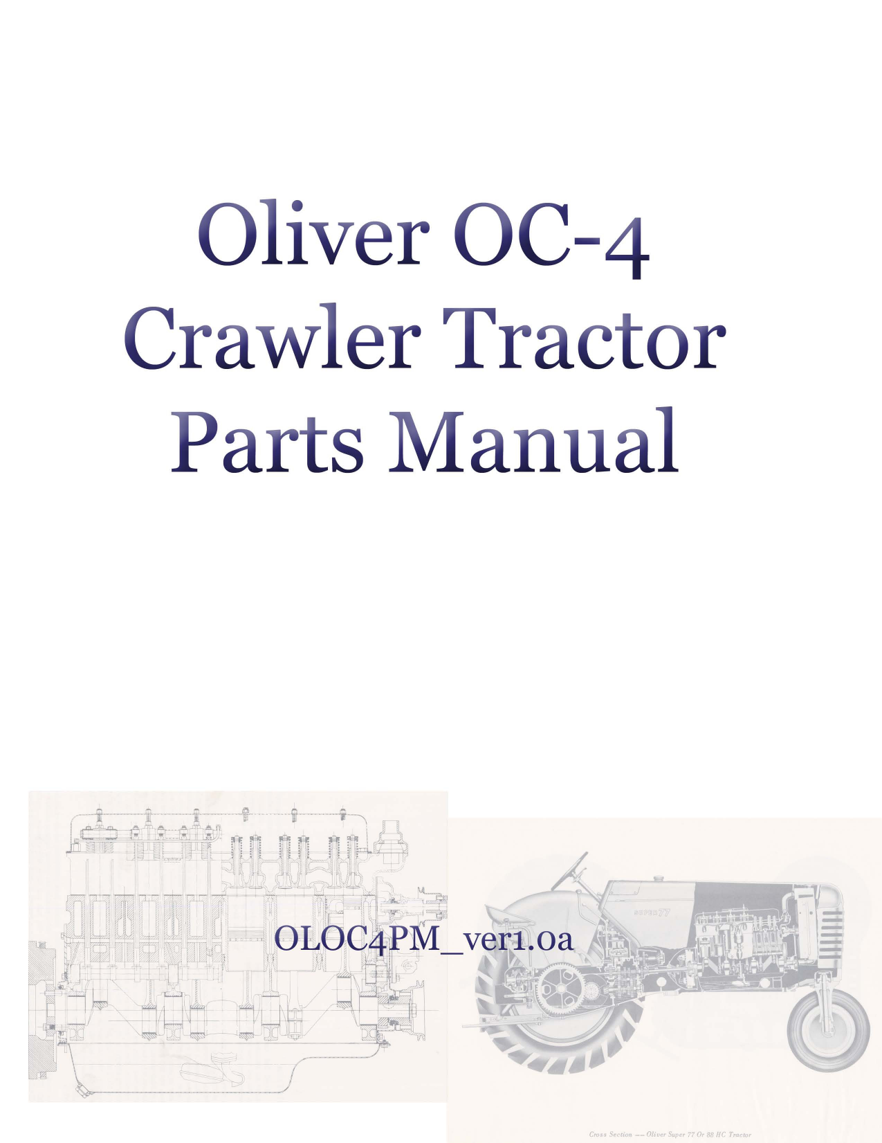  1955-1974 Oliver OC-4 crawler tractor/dozer parts manual Preview image 6