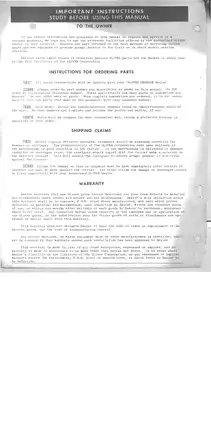 Oliver OC-4 Crawler Tractor Parts Manual (1959 Edition) Preview image 3