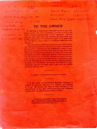 McCormick Super W-6 Tractor Service Manual & Operator's Guide Preview image 2
