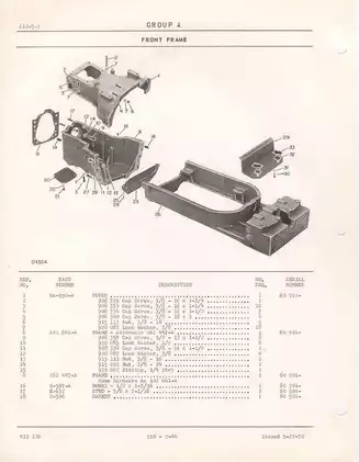 550 2-44 Tractor Parts Catalog Manual Preview image 4