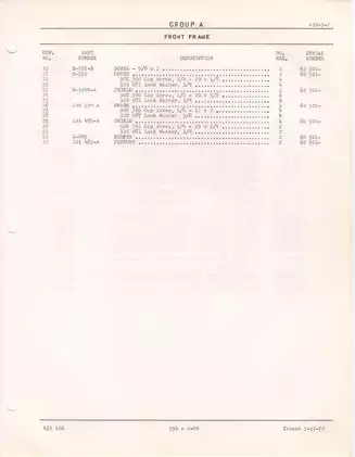 550 2-44 Tractor Parts Catalog Manual Preview image 5