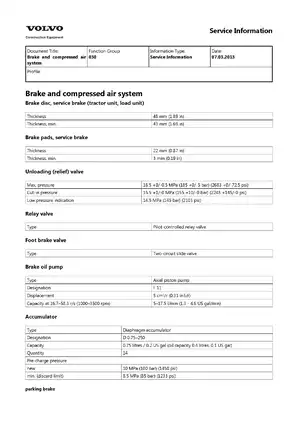 Volvo A35C Articulated Hauler Service Manual - Comprehensive Guide Preview image 3
