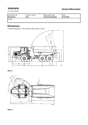 VOLVO A35C Articulated Hauler Service Manual & Guide Preview image 2