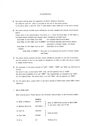 Komatsu EX120-2 Excavator Service Manual - Comprehensive Repair Guide Preview image 4