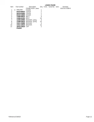 Takeuchi TB138FR excavator parts manual Preview image 5