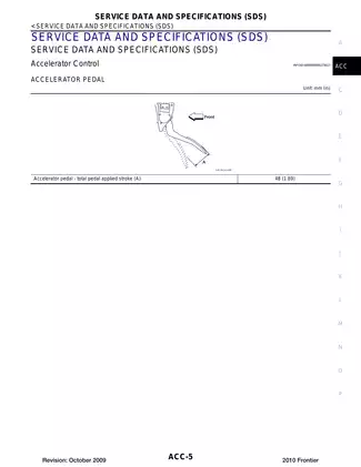 2010-2013 Nissan Frontier D40 series Accelerator Control System manual Preview image 5