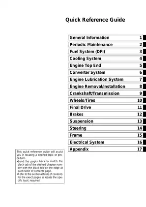Kawasaki Teryx 750 FI 4x4 Service Manual - Comprehensive Guide for Maintenance and Repairs Preview image 3