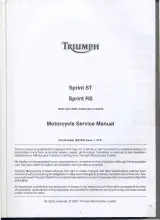 2002–2004 Triumph Sprint ST / Sprint RS Service Manual (P/N 3851620) – preview page 2