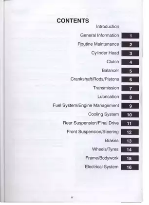 Triumph Motorcycle Service Manual - Sprint ST & Sprint RS (2002 and Newer) Preview image 4