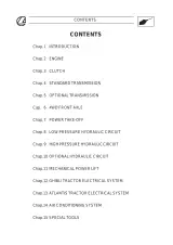Landini Atlantis / Ghibli 70, 75, 80, 85, 90, 100 and Ghibli 80, 90, 100 Tractor Factory Service Manual (P/N 3661514M2) – preview page 2