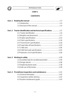 Comprehensive Manual for Landini Rex Series Tractors (60-100) Preview image 4