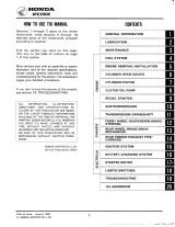 1982–1983 Honda ATC 200E Big Red Three-Wheeler Shop Manual (P/N 6195850) – preview page 2