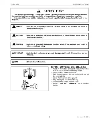 Comprehensive Workshop Manual for Kubota RTV900 Utility Vehicle Preview image 3