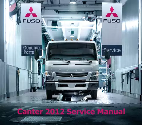 2012-2013 Mitsubishi Fuso Canter FE FG light-duty truck manual Preview image 1