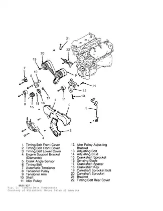 1998 Mitsubishi Montero repair manual Preview image 2