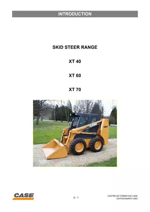 Case 40XT, 60XT, 70XT Skid Steer manual Preview image 3