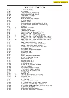 New Holland L160/L170 Skid Steer Service Manual and Parts Catalog Preview image 4
