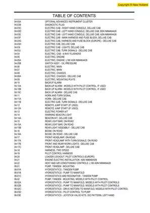 New Holland L180 Skid Steer Loader parts catalog Preview image 5