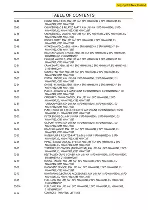 New Holland L185 & C185 Skid Steer Loader Parts Catalog Preview image 5
