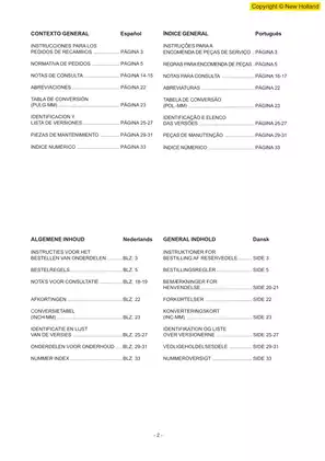 New Holland LS160, LS170 Skid Steer Loader service manual parts catalog Preview image 3