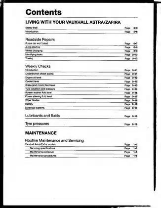 1998-2000 Vauxhall/Opel Astra, Zafira service and repair manual Preview image 3