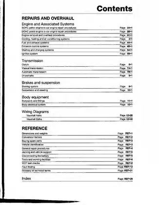 1998-2000 Vauxhall/Opel Astra, Zafira service and repair manual Preview image 4