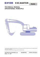 1997–2002 Fiat-Hitachi EX135 Excavator Service & Repair Manual (P/N 604.06.827, 604.06.822, 604.06.837) – preview page 1