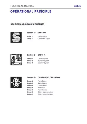 Fiat Hitachi EX135 excavator technical manual Preview image 4