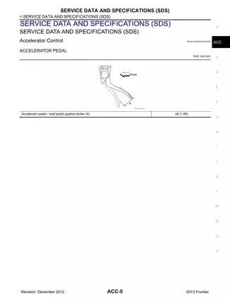 2012-2013 Nissan Navara Frontier Accelerator Control System manual Preview image 5