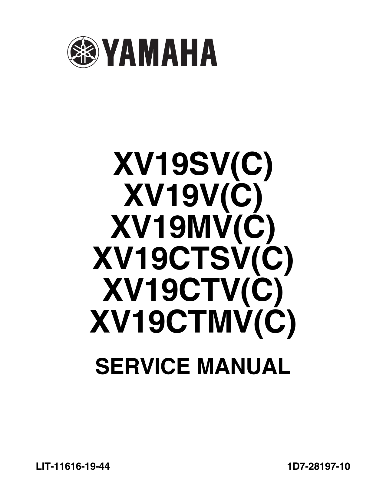 2006 Yamaha Roadliner Stratoliner XV 1900 repair manual Preview image 6