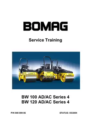 BOMAG BW 100/120 AD-4 & AC-4 Service Training Manual
