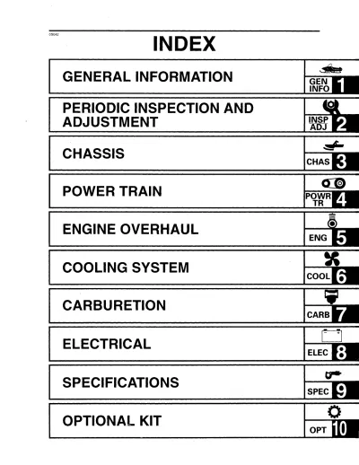 Preview: 1997–1999 Yamaha Mountain Max 500/600/700 Service Repair Manual (P/N 90890-01701 / YS-01880)