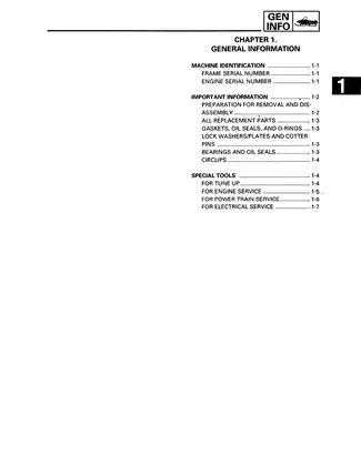 1997-1999 Yamaha Mountain Max 500 600 VT600 MM600 VX700SX MM700 snowmobile repair manual Preview image 3