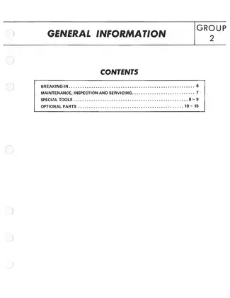 Suzuki DT60 Outboard Motor Service Manual (1983 Model) Preview image 5