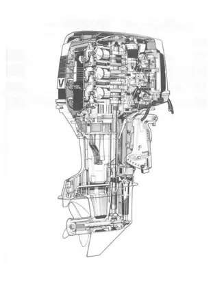 1986-2000 Suzuki DT150, DT175, DT200, DT225, V6 2-stroke outboard motor service manual Preview image 4