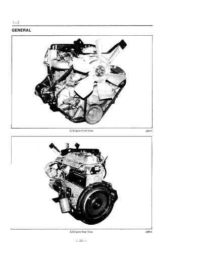 1986 Toyota 5FGC/5FDC18-30 Series Forklift Service Manual (P/N C4085-91017)