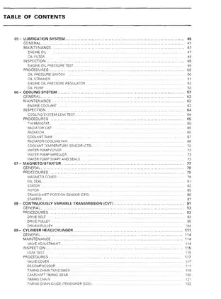 2008/2009 Outlander 400 EFI ATV Comprehensive Service Manual Preview image 2
