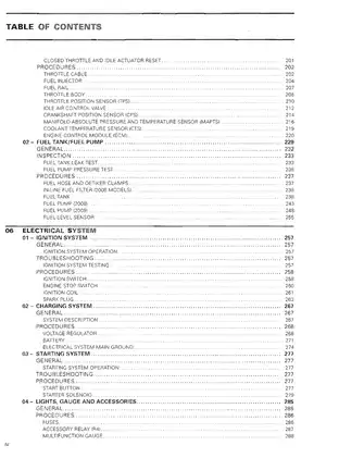 2008/2009 Outlander 400 EFI ATV Comprehensive Service Manual Preview image 4