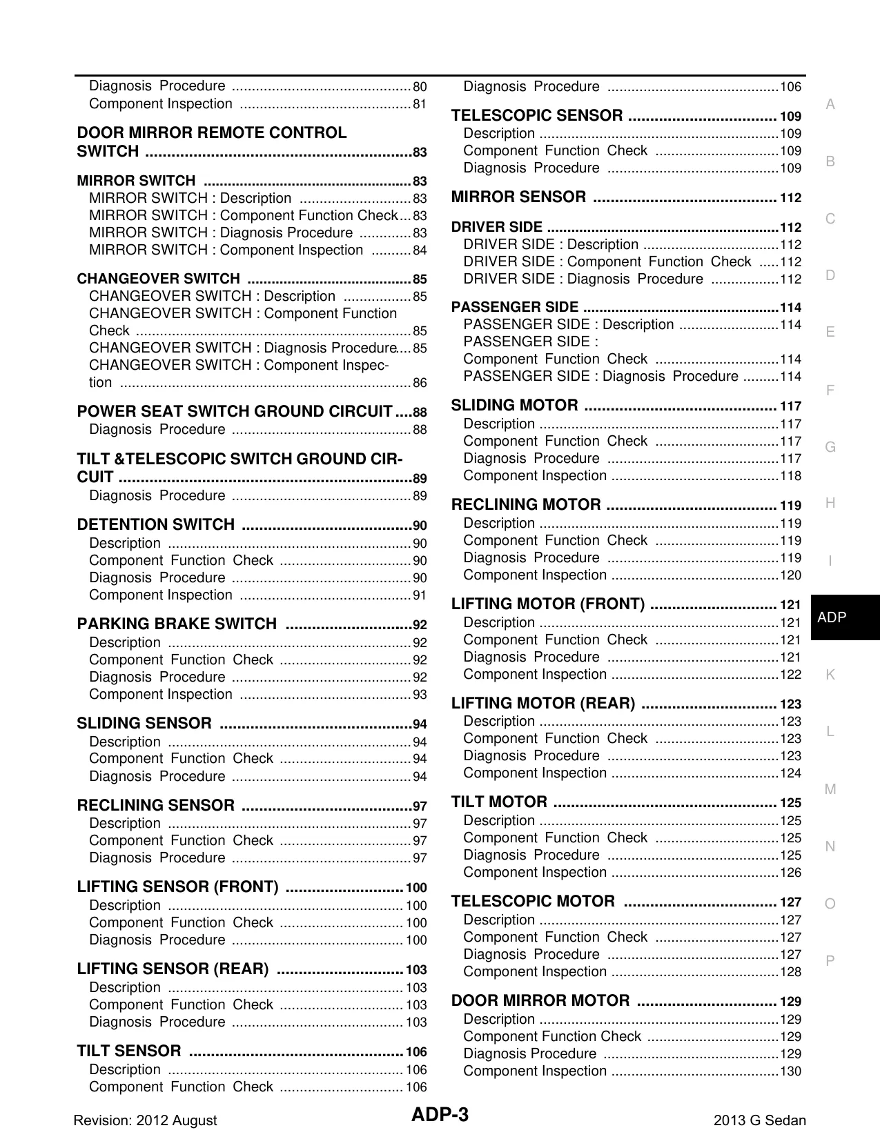 2013 Infiniti G37 luxury sports sedan repair manual Preview image 3