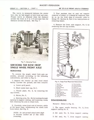 Massey Ferguson Corporation MF 50, MF 65 tractor manual Preview image 5